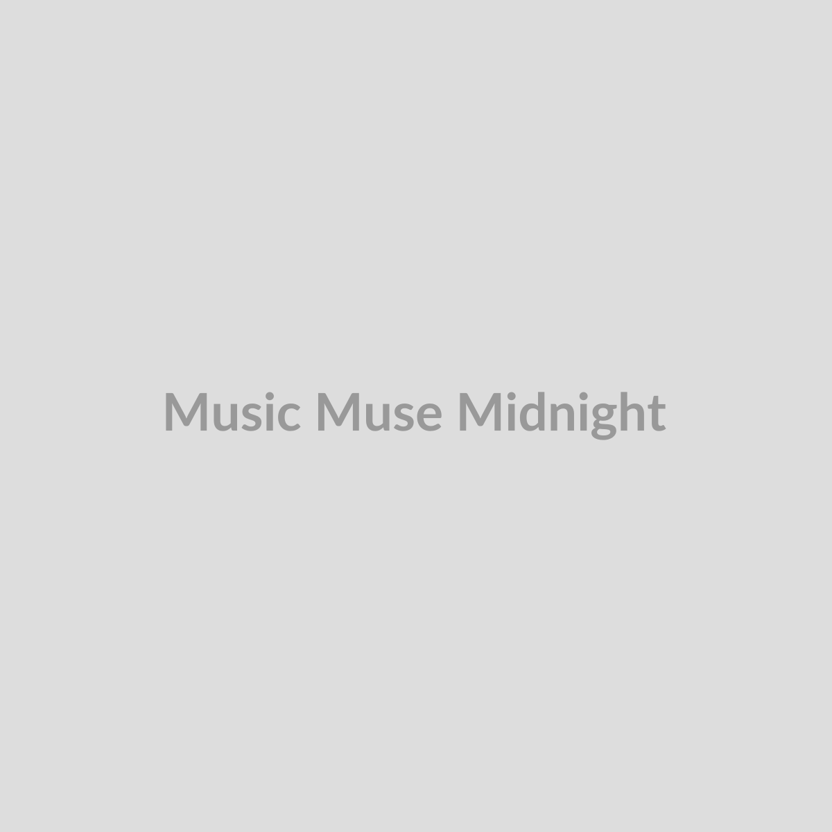 Music Muse AI Teddy Bear — Midnight (Classic 14in) plush toy