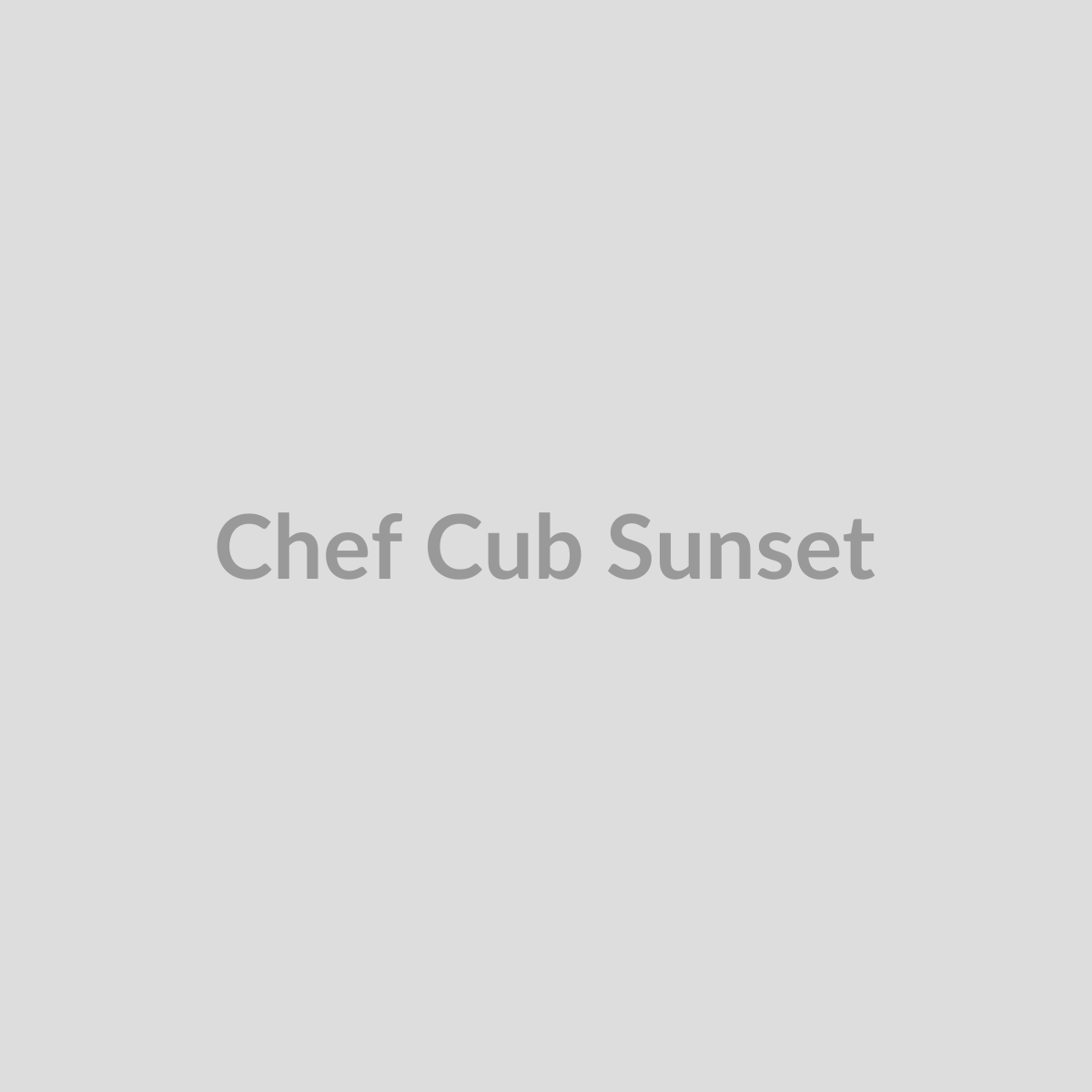 Chef Cub AI Teddy Bear — Sunset (Classic 14in) plush toy