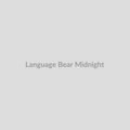 Language Bear AI Teddy Bear — Midnight (Mini 10in) plush toy